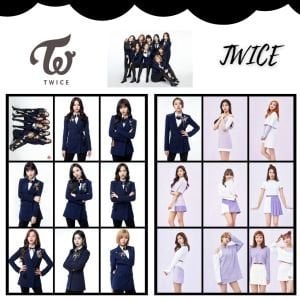 TWICE '' Members ''  Fotokart Seti