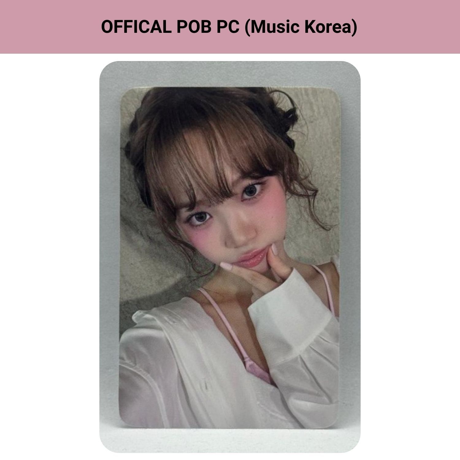 LE SSERAFIM Chaewon '' Easy '' Music Korea POB Photocard