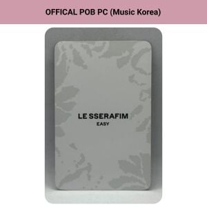 LE SSERAFIM Sakura '' Easy '' Music Korea POB Photocard