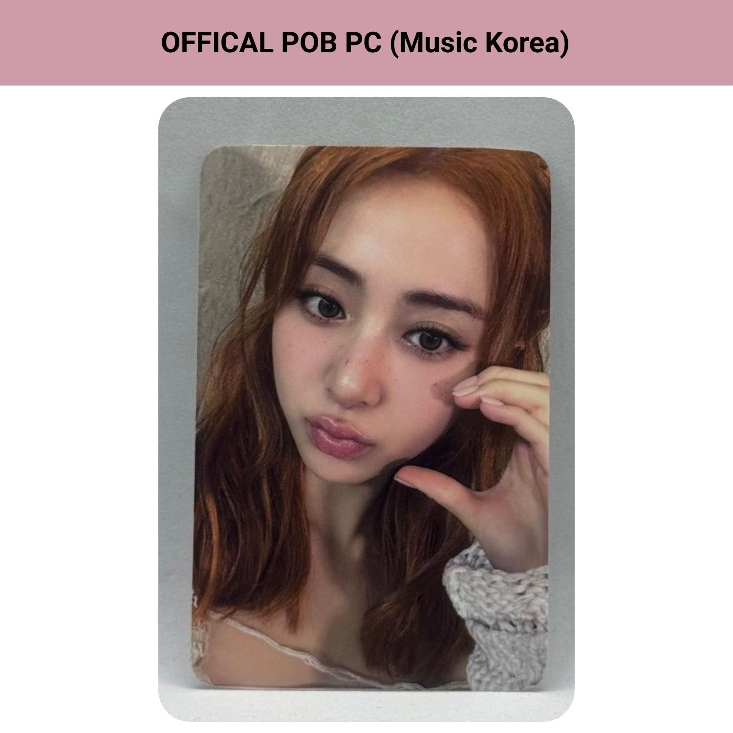 LE SSERAFIM Yunjin '' Easy '' Music Korea POB Photocard