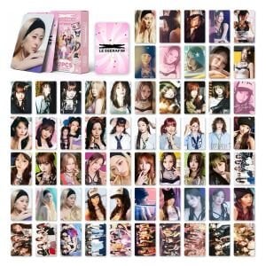 LE SSERAFIM '' Different '' Çift Yön Baskılı Lomo Card Seti (60 Pcs)