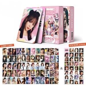 LE SSERAFIM '' Different '' Çift Yön Baskılı Lomo Card Seti (60 Pcs)