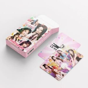 LE SSERAFIM '' Different '' Çift Yön Baskılı Lomo Card Seti (60 Pcs)
