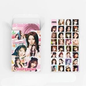 LE SSERAFIM '' Different '' Çift Yön Baskılı Lomo Card Seti (60 Pcs)