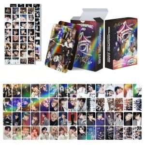 STRAY KIDS '' Hop '' Çift Yön Baskılı Hologramlı/Lomo Card Seti (60 Pcs)