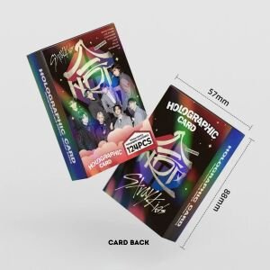 STRAY KIDS '' Hop '' Çift Yön Baskılı Hologramlı/Lomo Card Seti (60 Pcs)
