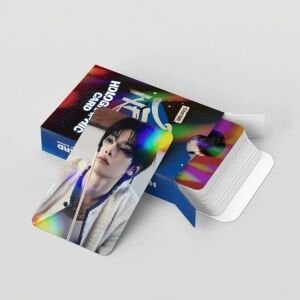 STRAY KIDS '' Hop '' Çift Yön Baskılı Hologramlı/Lomo Card Seti (60 Pcs)