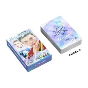 STRAY KIDS '' Hyunjin '' Çift Yön Baskılı Hologramlı/Lomo Card Seti (60 Pcs)