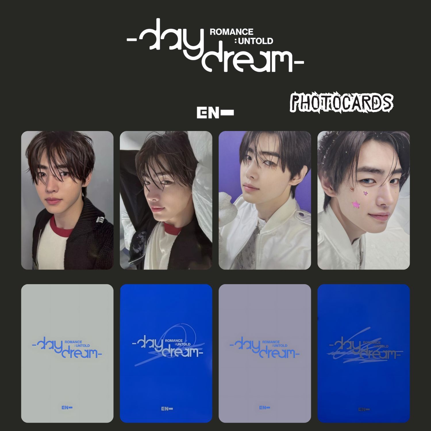 ENHYPEN Sunghoon '' ROMANCE UNTOLD - daydream- '' Photocards Set
