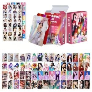 TWICE  '' Strategy '' Çift Yön Baskılı Hologramlı/Lomo Card Seti (60 Pcs)