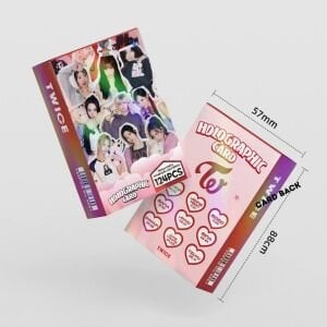 TWICE  '' Strategy '' Çift Yön Baskılı Hologramlı/Lomo Card Seti (60 Pcs)