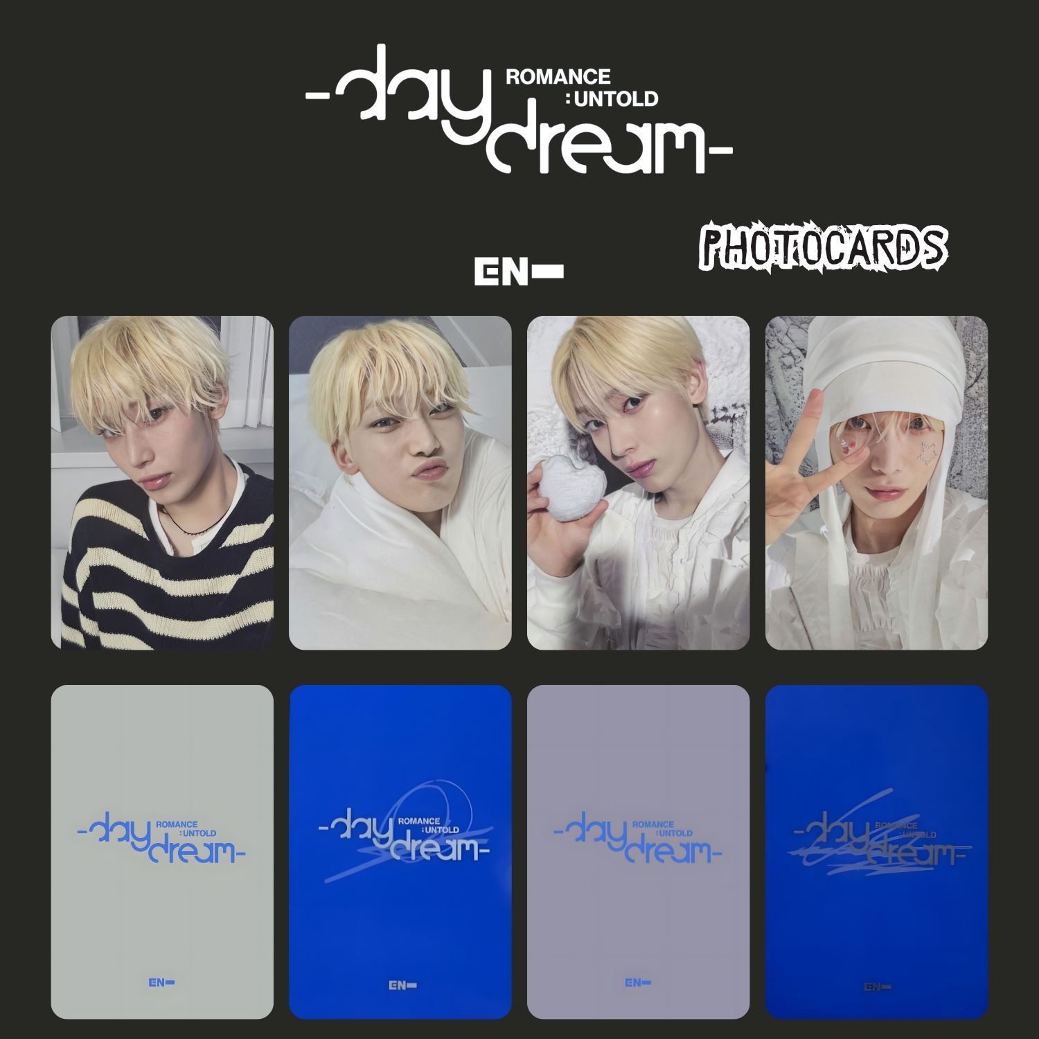 ENHYPEN Sunoo '' ROMANCE UNTOLD - daydream- '' Photocards Set