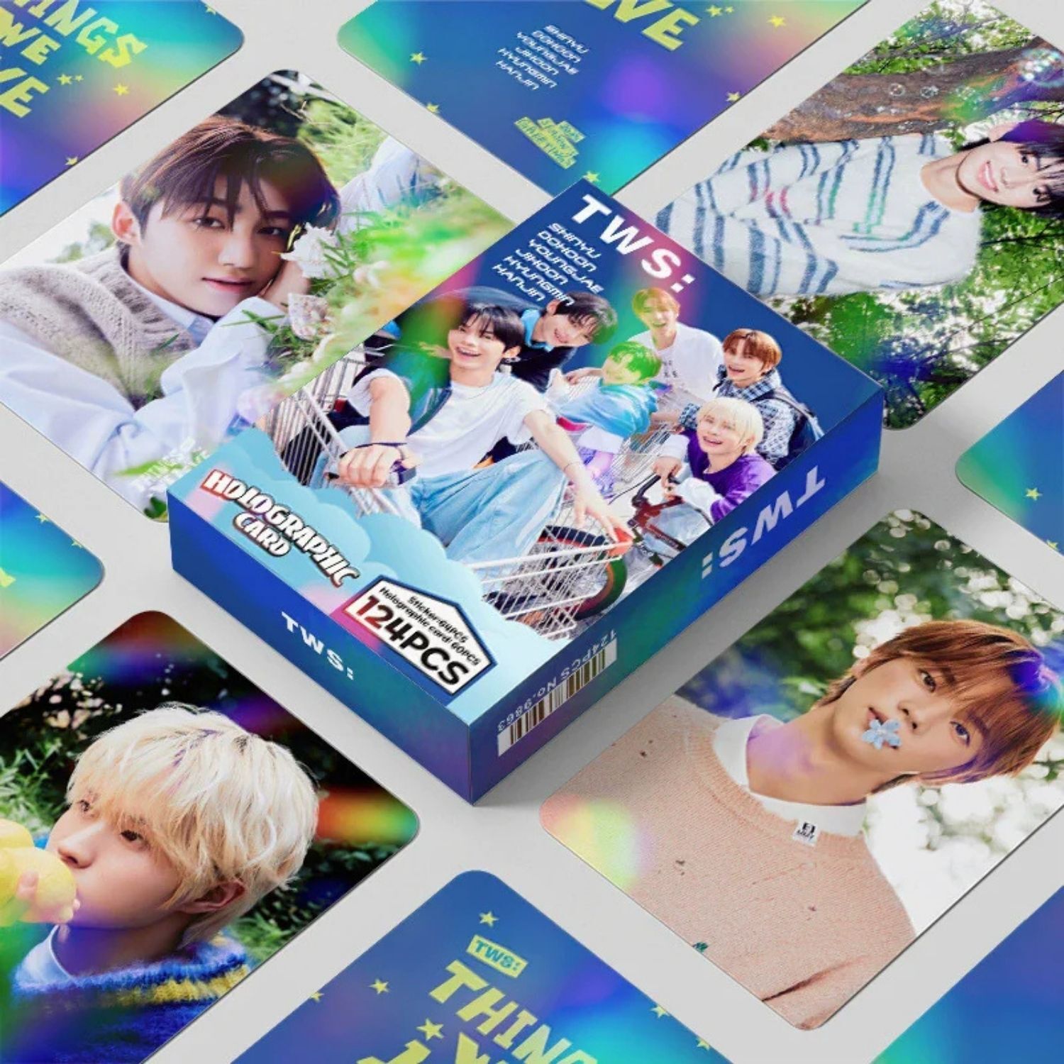 TWS '' Things We Love '' Çift Yön Baskılı Hologramlı/Lomo Card