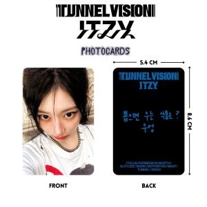 ITZY '' Tunnel Vision '' Photocards Set Photobook A