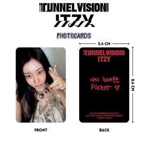ITZY '' Tunnel Vision '' Photocards Set Photobook B