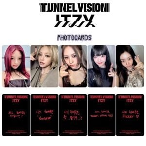 ITZY '' Tunnel Vision '' Photocards Set Photobook B