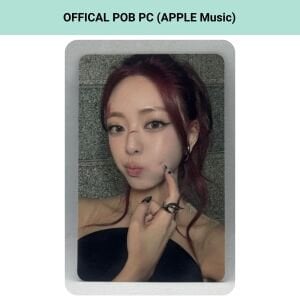 ITZY Yuna '' Tunnel Vision '' Apple Music POB Photocard