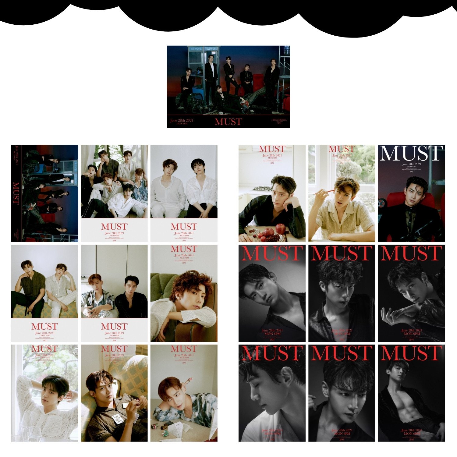 2PM '' Must '' Fotokart Seti