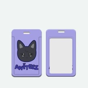 ATEEZ ANİTEEZ Woo Young '' WOOYOnyang '' Sert Kapak Card Holder/Anahtarlık