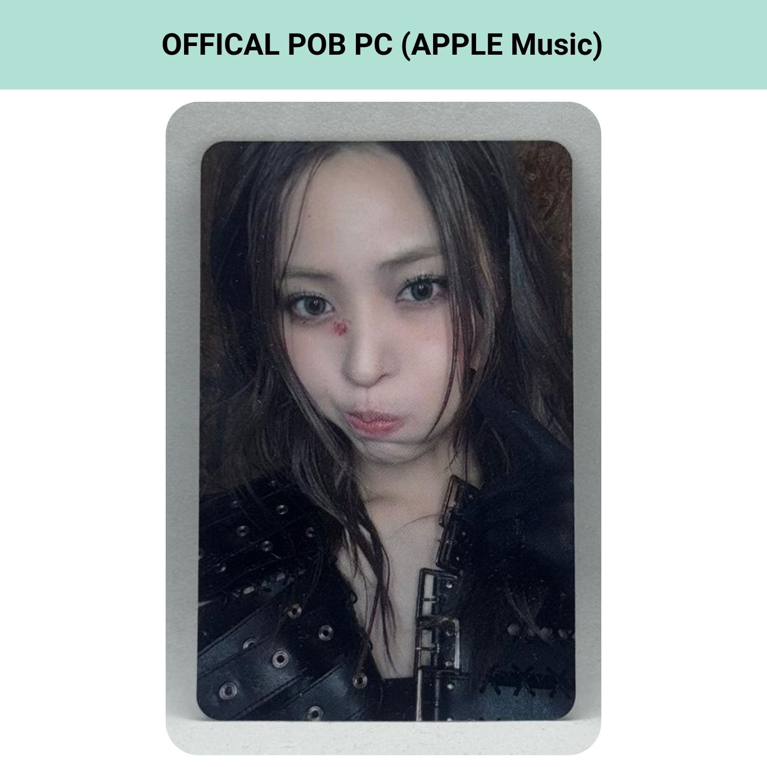 ITZY Ryujin '' Tunnel Vision '' Apple Music POB Photocard