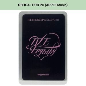 IVE Liz '' Empathy '' Apple Music POB Photocard