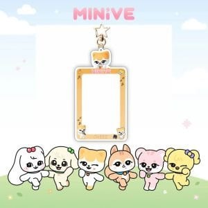 IVE MINIVE Sert Kapak Card Holder/Anahtarlık Wonyoung
