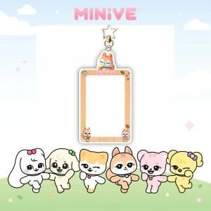 IVE MINIVE Sert Kapak Card Holder/Anahtarlık Wonyoung