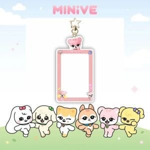 IVE MINIVE Sert Kapak Card Holder/Anahtarlık Wonyoung
