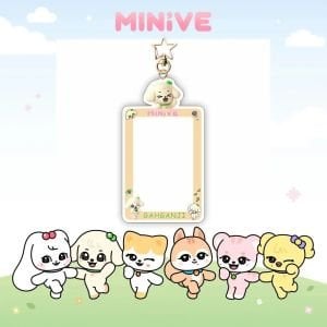 IVE MINIVE Sert Kapak Card Holder/Anahtarlık Wonyoung