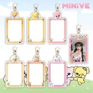 IVE MINiVE Sert Kapak Card Holder/Anahtarlık
