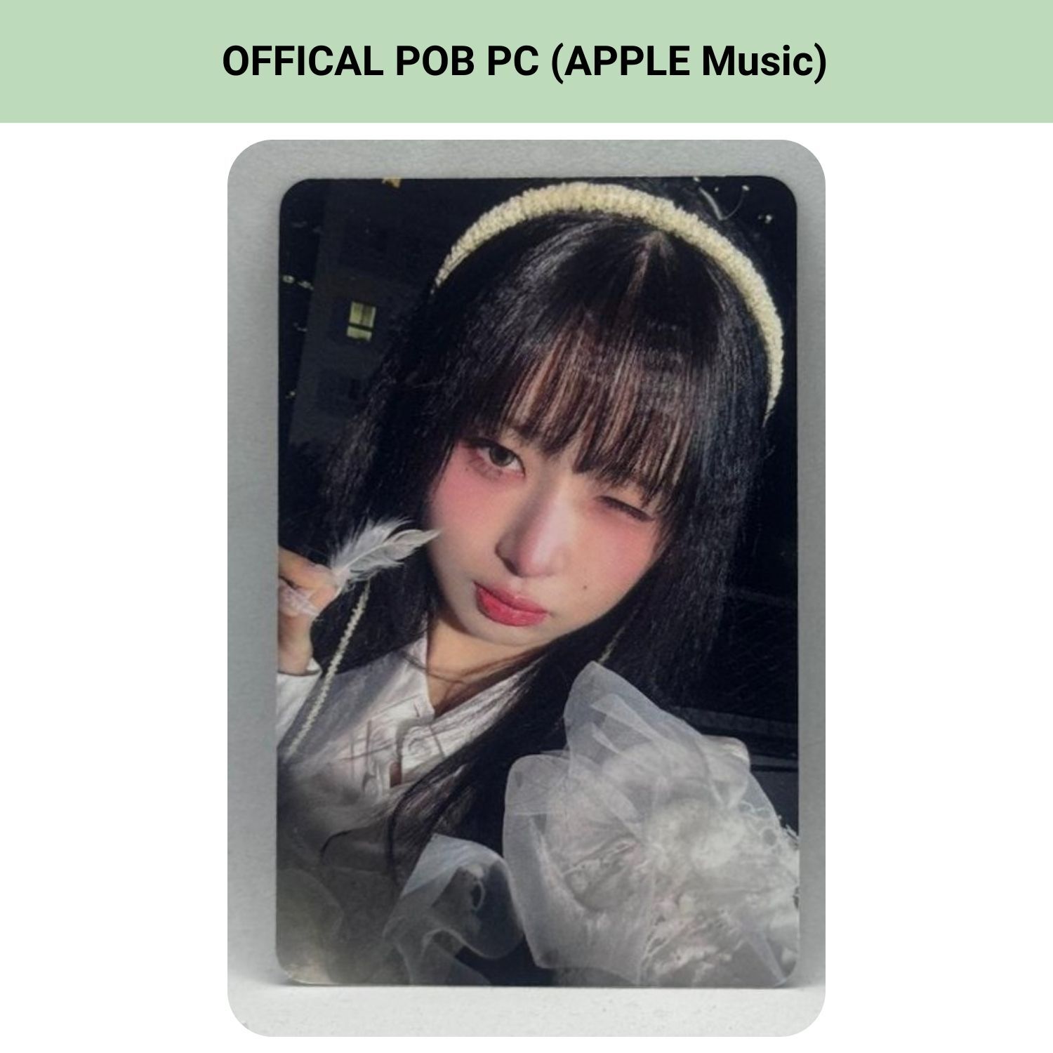 IVE Rei '' Empathy '' Apple Music POB Photocard