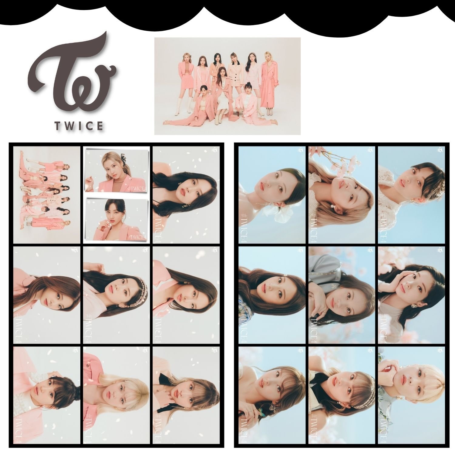 TWICE  '' Japan - 4th BEST ALBUM ''  Fotokart Seti
