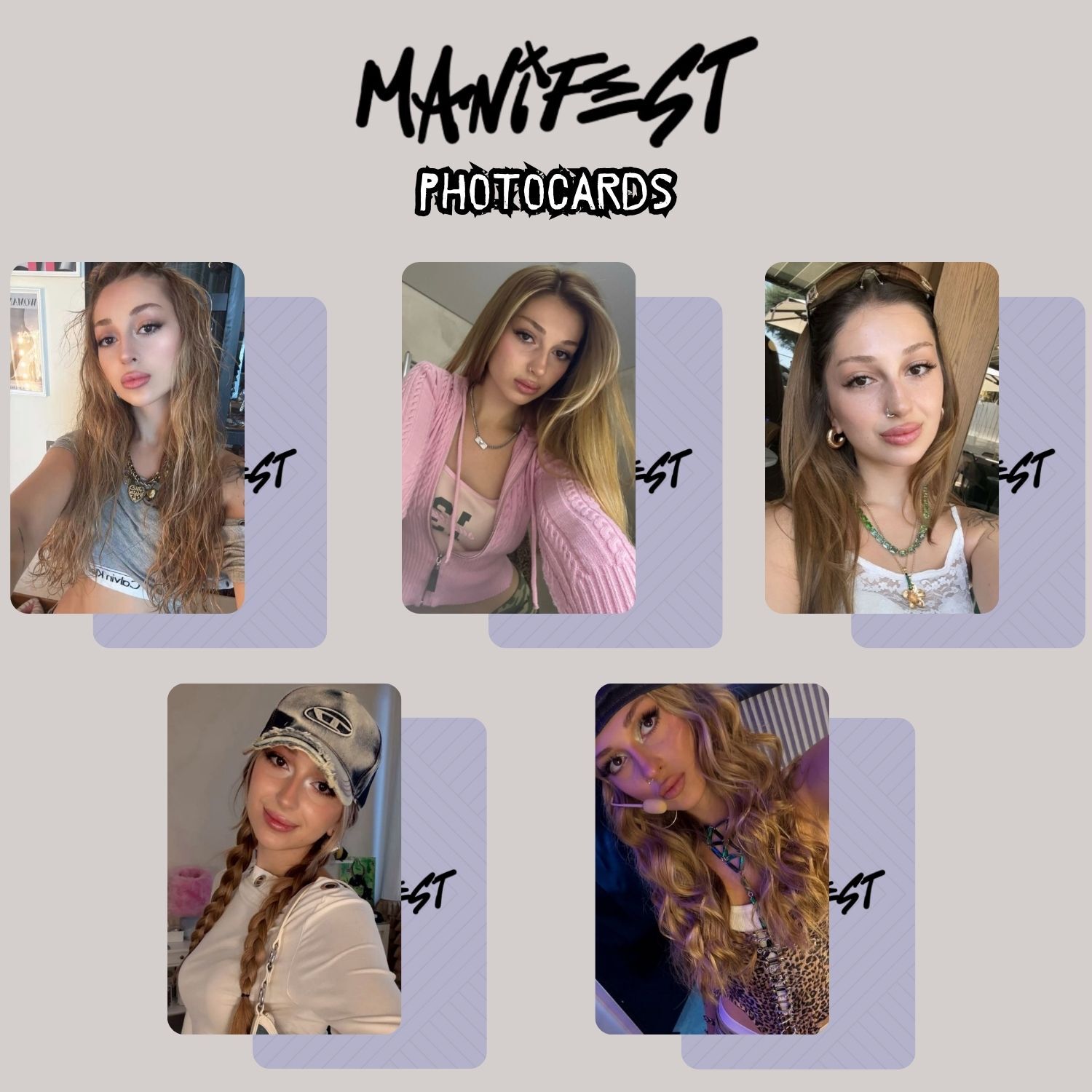 MANIFEST  '' Süeda '' Photocards Set 3