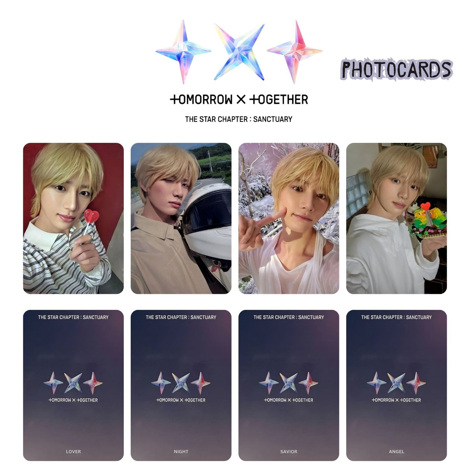 TXT Beomgyu '' The Star Chapter : SANCTUARY '' Photocards Set