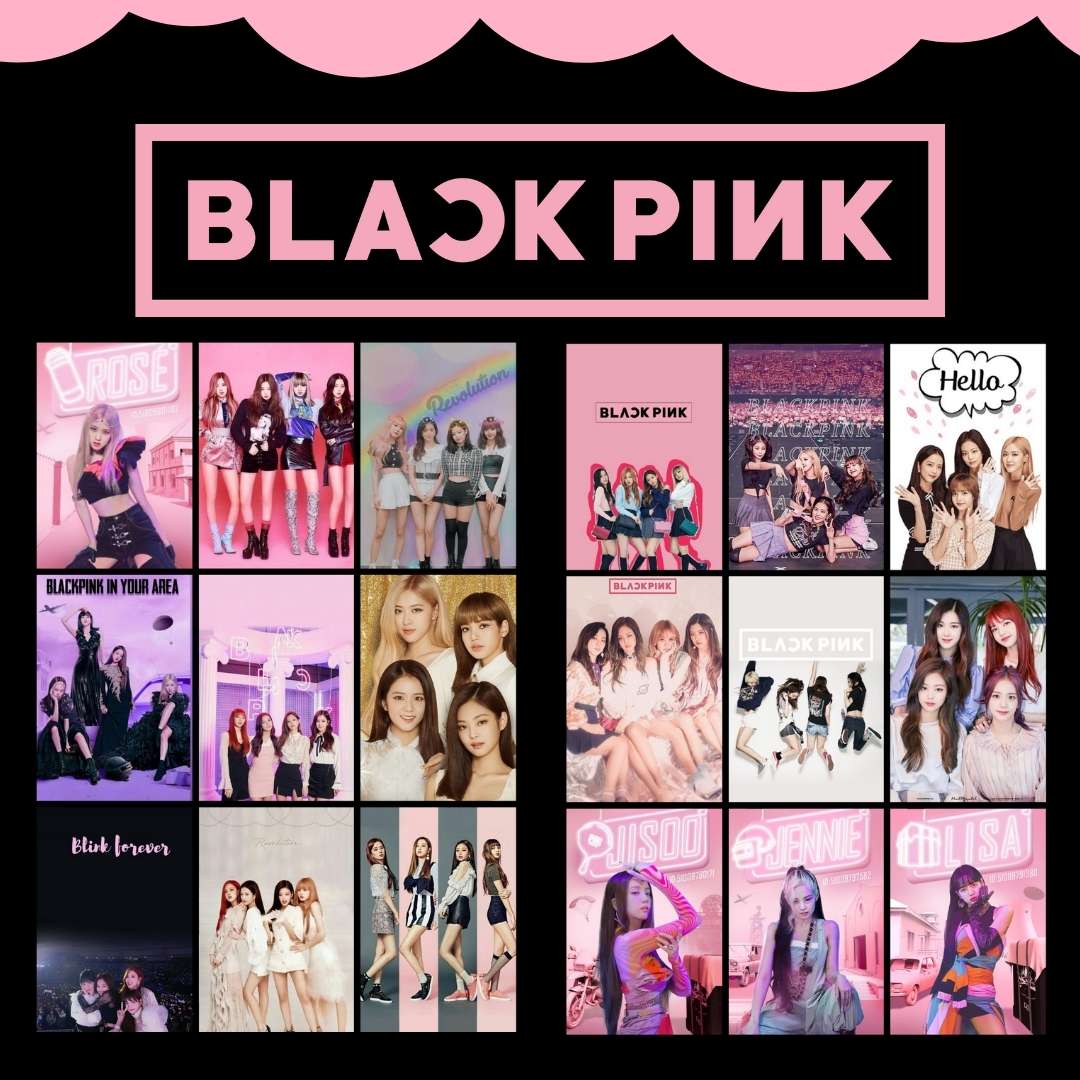 BLACKPINK '' Blink Forever '' Fotokart Seti