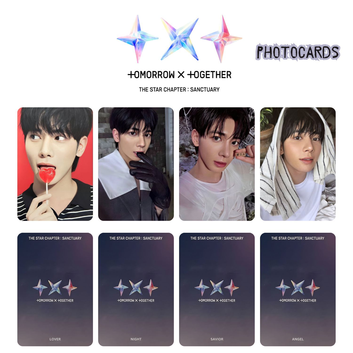 TXT Taehyun '' The Star Chapter : SANCTUARY '' Photocards Set