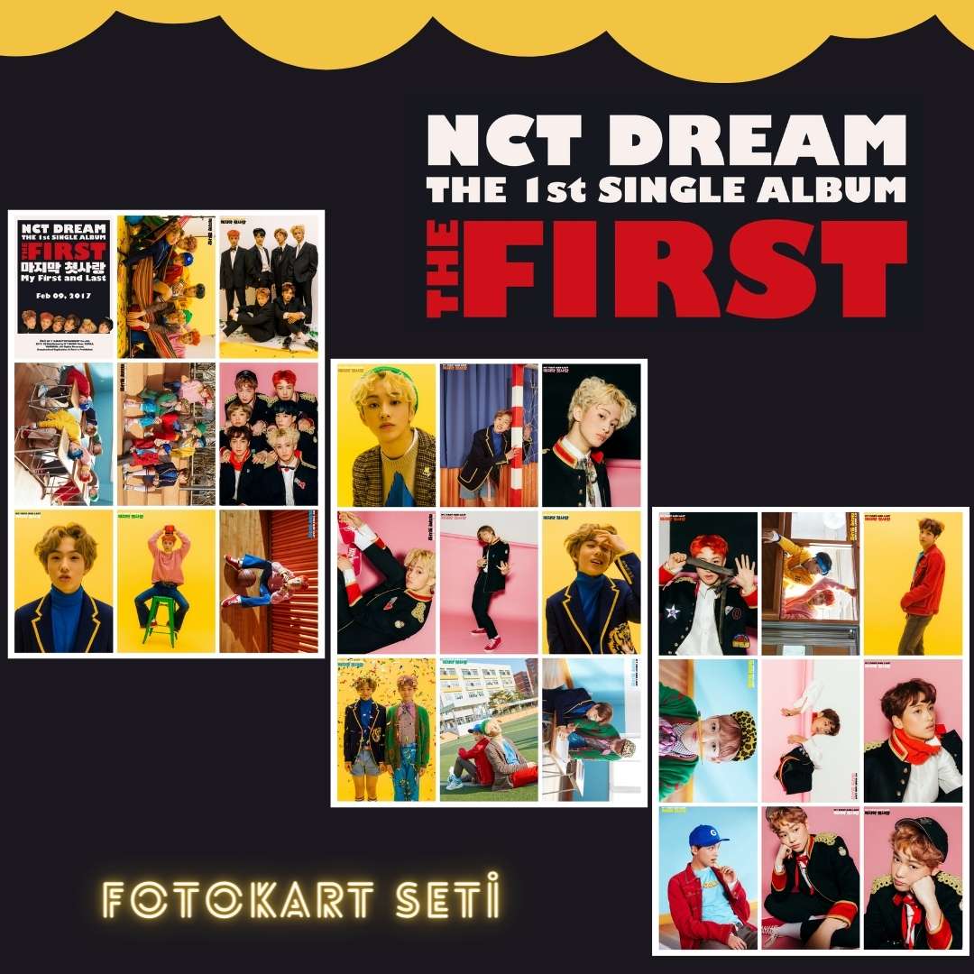NCT Dream '' The First '' Fotokart Seti