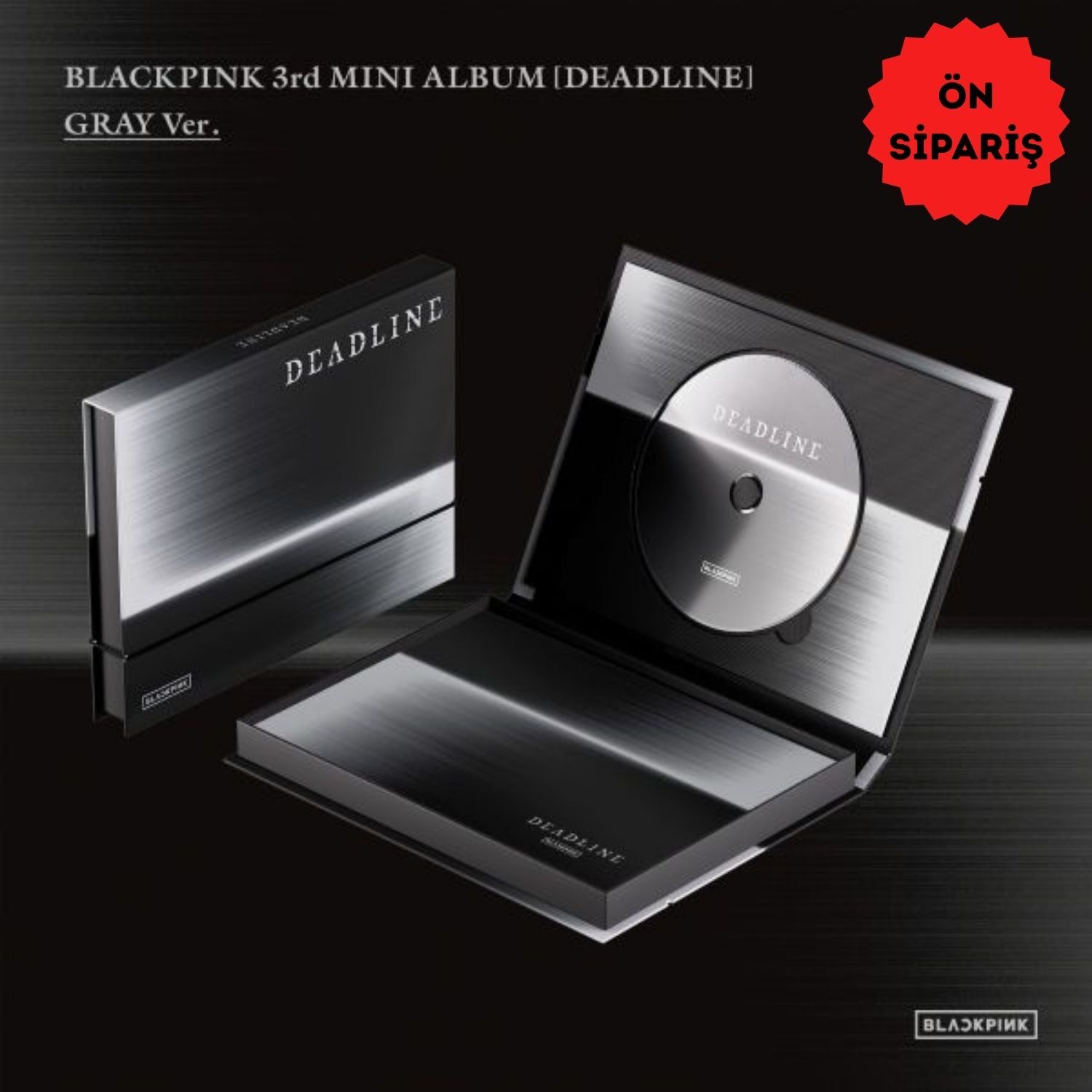 BLACKPINK – 3rd MINI ALBUM [DEADLINE] (GRAY Ver.)