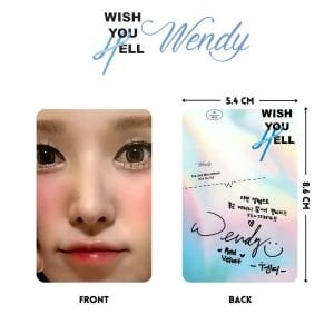RED VELVET Wendy '' Wish You Hell '' Photocards Set