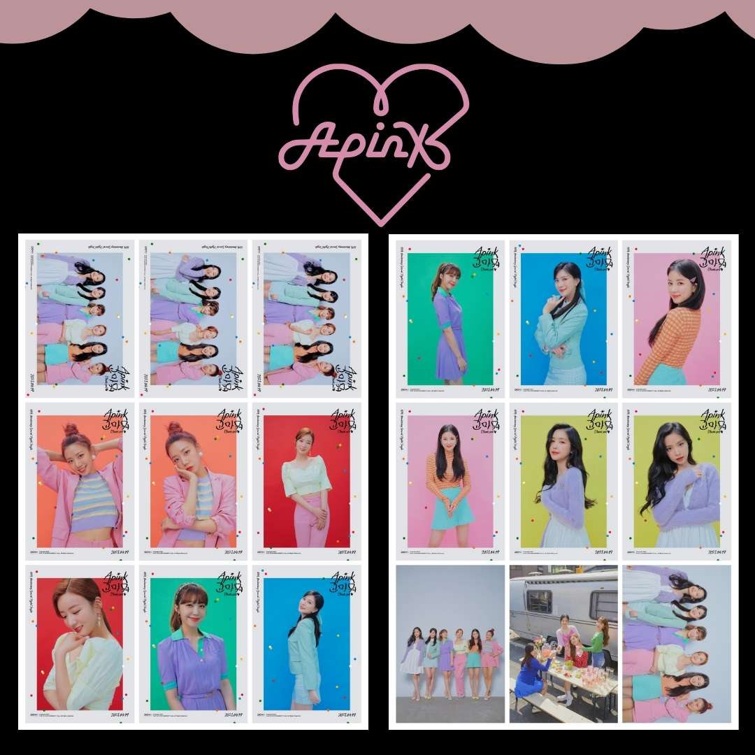 APINK '' Thank You '' Fotokart Seti