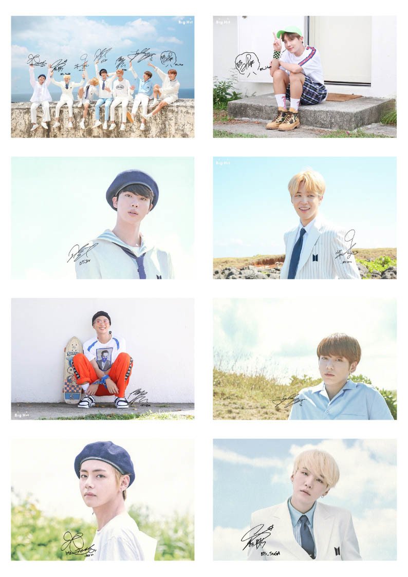 BTS 2018 SEASON'S GREETINGS İMZALI FOTOKART SETİ