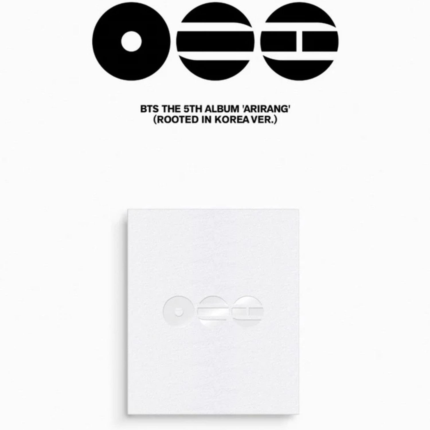 BTS The 5th Album '' ARIRANG '' ROOTED IN KOREA Ver.