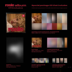 ROSÉ first studio album – rosie (KR Exclusive)