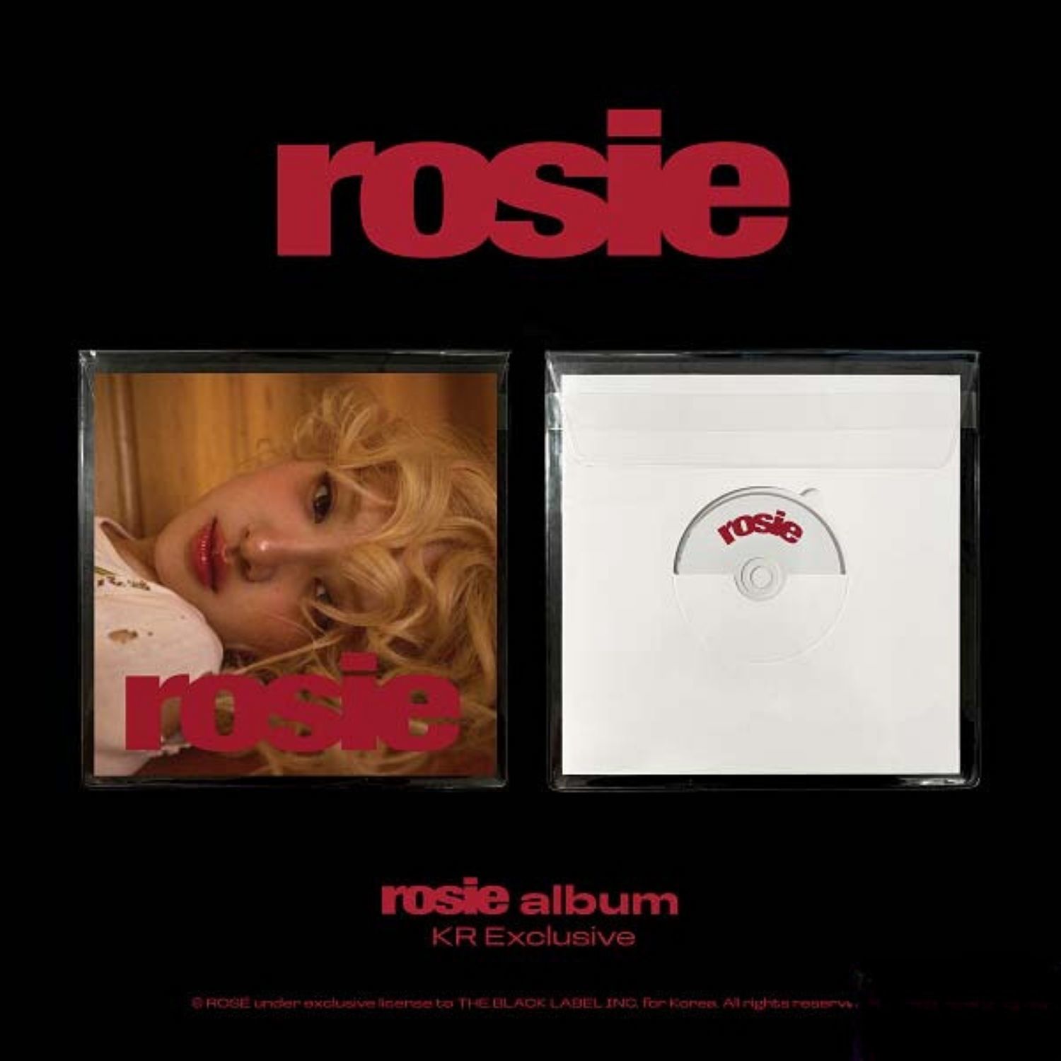 ROSÉ first studio album – rosie (KR Exclusive)