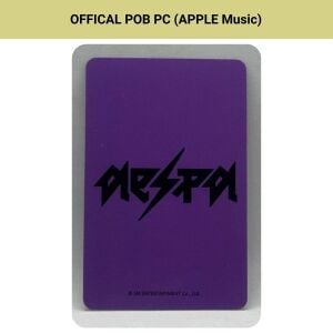 AESPA Winter '' Rich Man '' Apple Music POB Photocard