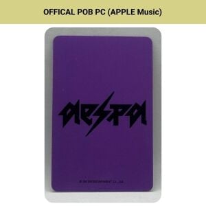 AESPA Karina '' Rich Man '' Apple Music POB Photocard