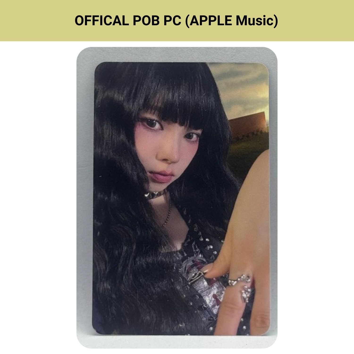 AESPA Karina '' Rich Man '' Apple Music POB Photocard