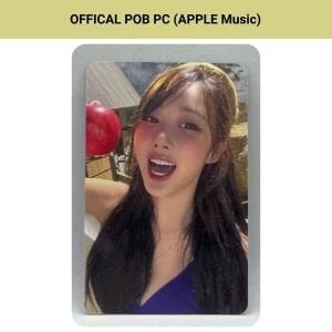 AESPA Giselle '' Rich Man '' Apple Music POB Photocard