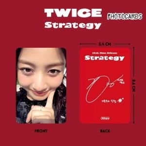 TWICE Jihyo '' Strategy '' Photocards Set