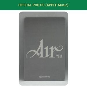 ITZY Yeji '' Air '' Apple Music POB Photocard 1